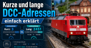 Kurze und lange DCC-Adressen einfach erklärt