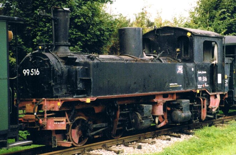99 516 bei der Museumsbahn Schoenheide 768x506