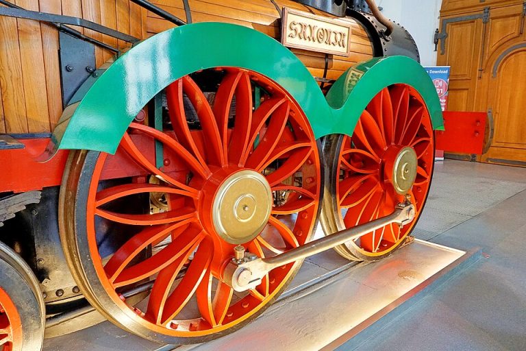 Verkehrsmuseum Dresden Schienenverkehr Saxonia Dampflokomotive 768x512
