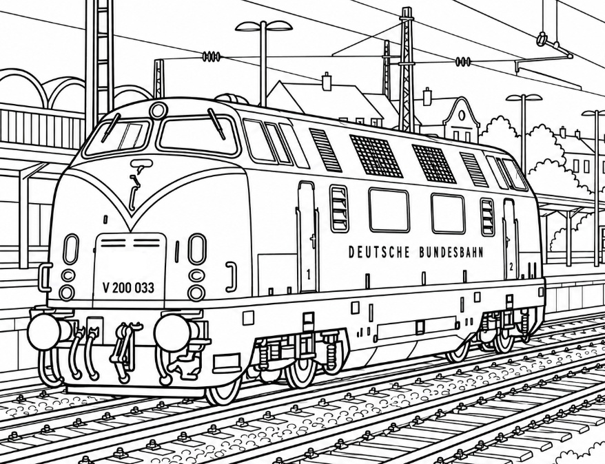 Diesellok V 200 033 kostenlos